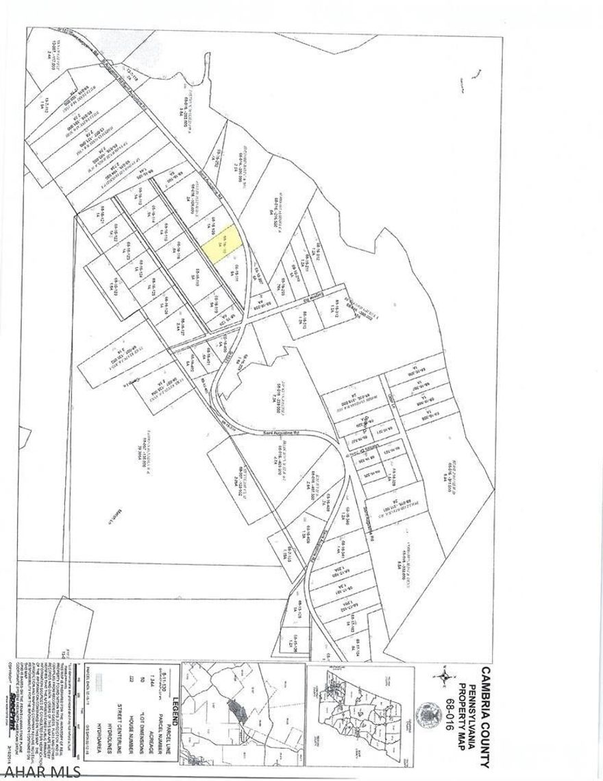 Nice wooded parcel on St Augustine Road. Great location a few miles from Prince Gallitzin State Park. Close to State Game Lands.