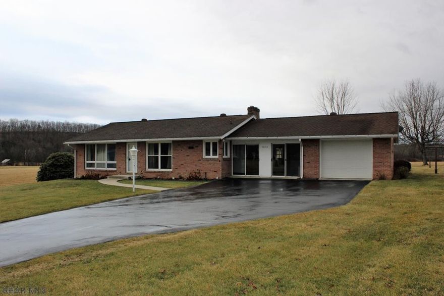 3 BD, 1.5 BA ranch style home with brick exterior on a .753-acre manicured lot in the Chestnut Ridge School District. Home has many improvements and is move in ready. The basement has a large finished room that adds additional living space as well as a spacious laundry room with additional storage that walks out to a flat lot with mountain views.  Schedule a showing today!