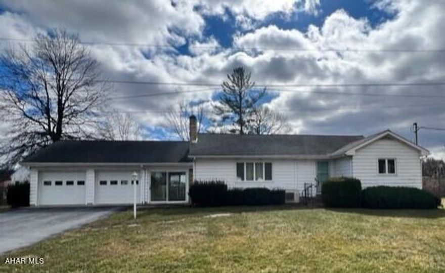 Beautiful clean ranch home on level lot.  Hardwood floors, large lot, fireplace, 3 bedrooms, 1 full bath with second bath in basement, newer windows,  partially finished basement, 2 car garage and large shed.