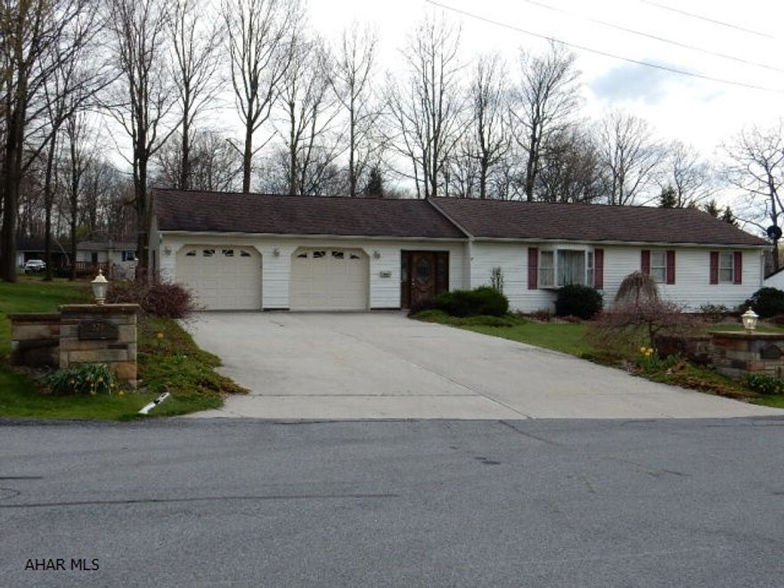 Move in ready 3 bedroom, 1.75 bath home in Cresson Twp., 2 car attached garage, back patio, oak kitchen and oak trim throughout.Family room with electric fireplace, nice back yard! Full attic, and attic storage over garage
