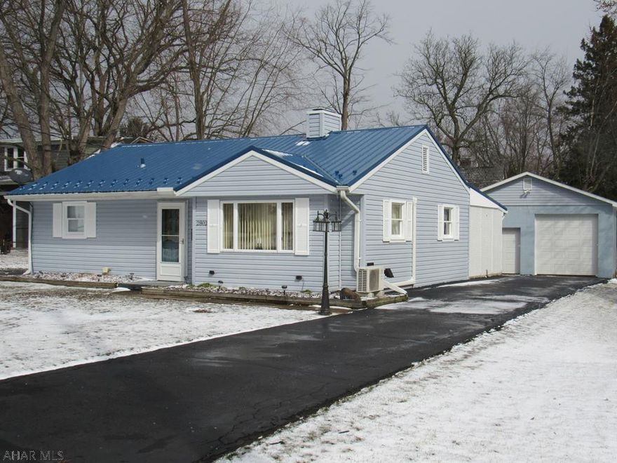 This meticulously maintained Ranch near the Altoona PSU Campus and UPMC Hospital won't last long! The Living room is inviting with the fire place and is bright and spacious.The family room/theater room adds warmth with the tongue and groove pine walls and cedar ceiling..... this room could also be converted to a 3rd bedroom if needed. The Open Kitchen has plenty of cabinets. Entertaining friends and family will be easy on the 16 x 12 porch off the kitchen entrance overlooking the large backyard. Also available is a 24 x 26 Two car garage with plenty of shelving for additional storage. The home has a New METAL Roof 2020,Water Heater 2018,Pellet Stove 2015, Mini Splits 2016,,,move in ready!. Hurry!  Call for your showing today!