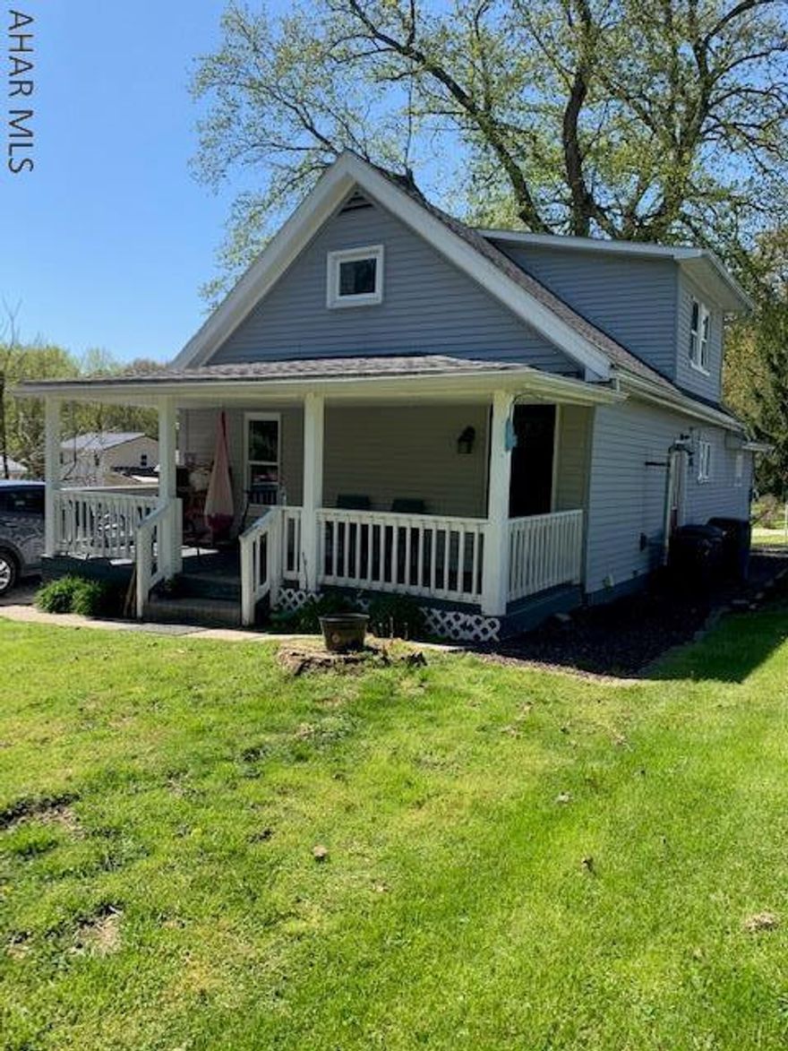 Just outside the city, this updated and modernized home is bright and cheery with a great yard. With a first floor master bedroom, a gorgeous master bathroom, and a walk in closet, this is a rare find! Need a big kitchen? This is it! Oak cabinets, enough space for a breakfast nook and still having plenty of space to cook! The second floor contains a very large bathroom and 2 bedrooms with perfectly sized closets, move-in ready! Central air, and 3 heat sources. Seller is leaving the dehumidifer, deep freezer, appliances, electric animal fence, washer dryer, outdoor playground, pellet stove, almost a whole stack of pellet bags, and window blinds. Schedule your showing today!