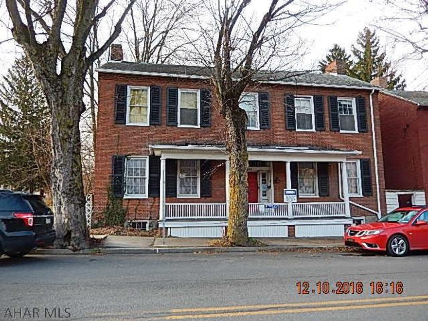 All brick 3 story home with a lot of history!!  Formal dining room with built ins, library with fireplace, living room with fireplace and 5 bedrooms.  Original wide plank hardwood thru out.  Garage, gazebo, and so much potential!  Cash buyers only.