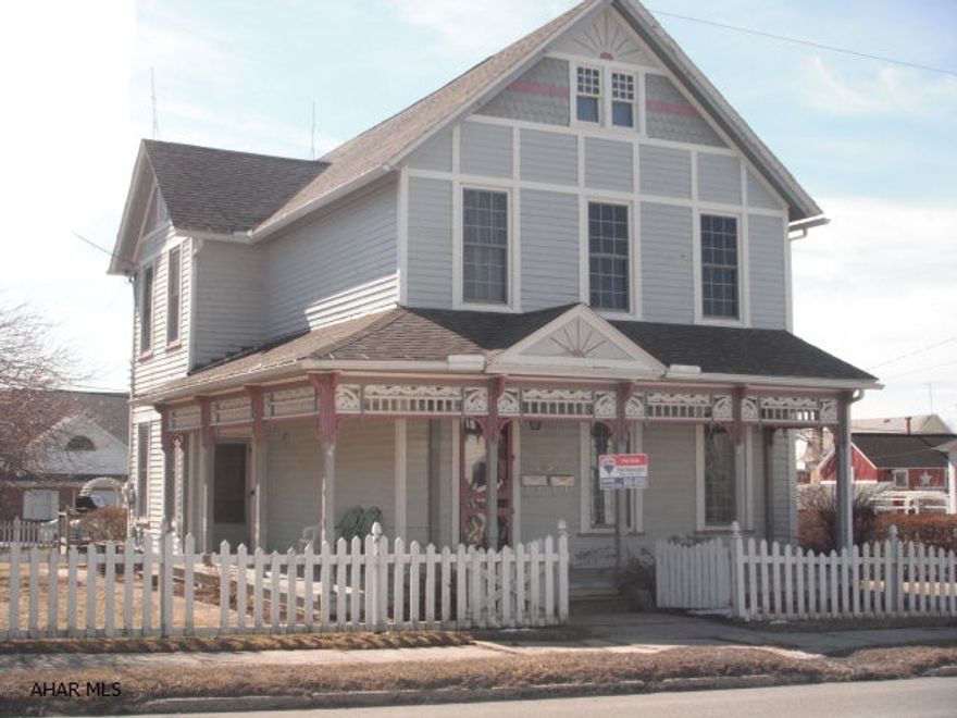 Wonderful, Very Spacious Victorian - 3 Bdrms., 1.5 Bath Beauty - Lg. Fenced Lot - Detached Lg. Garage With Apt. Above - LRM., Kitchen, Bath & 1 Bdrm.  Must See!