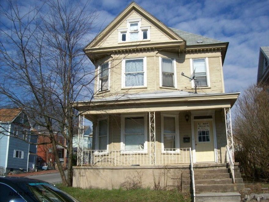 Second floor unit is ready to rent.  Seller has rental certificate for this unit.  First floor unit needs work.  Second floor apartment has appliances.  1st floor does not.  All separate utilities.  1st Floor gas/hot water heat.  2nd floor electric heat.