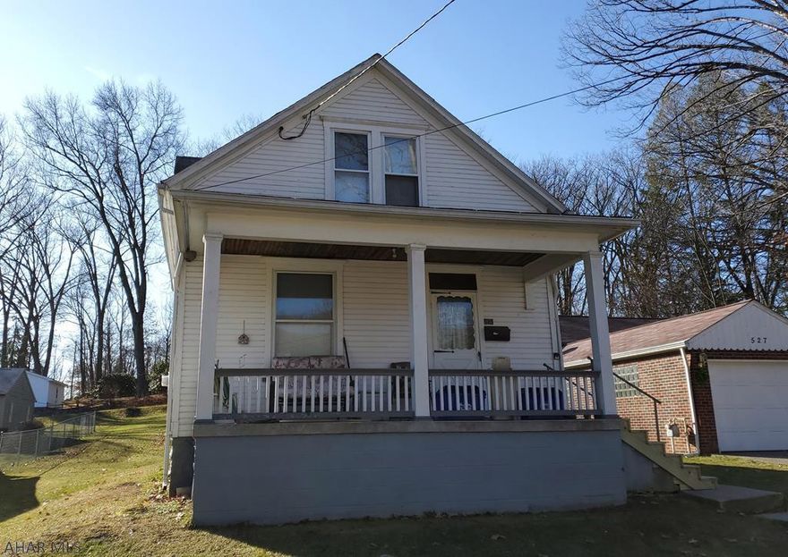 Near Tyrone Area School District! 50x190 lot with 2 bedrooms, 1 bath, public water and sewer, gas hot water heat, shed.  This home is priced to sell!