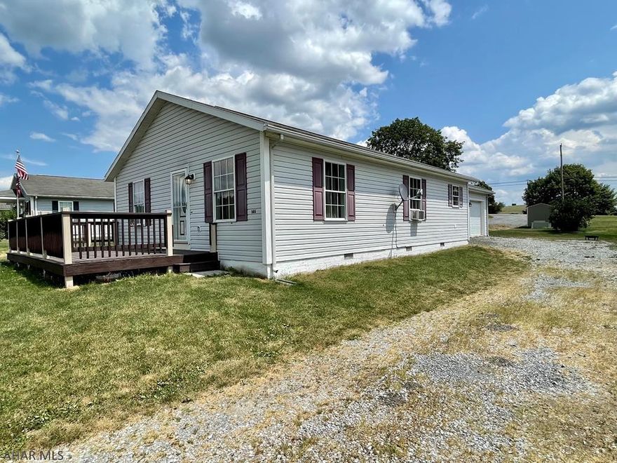 Well maintained ranch style home offering 3 bedrooms, 1 bath, open floor plan, and attached two car garage. Would make a great home for someone looking for one-floor living or to downsize.