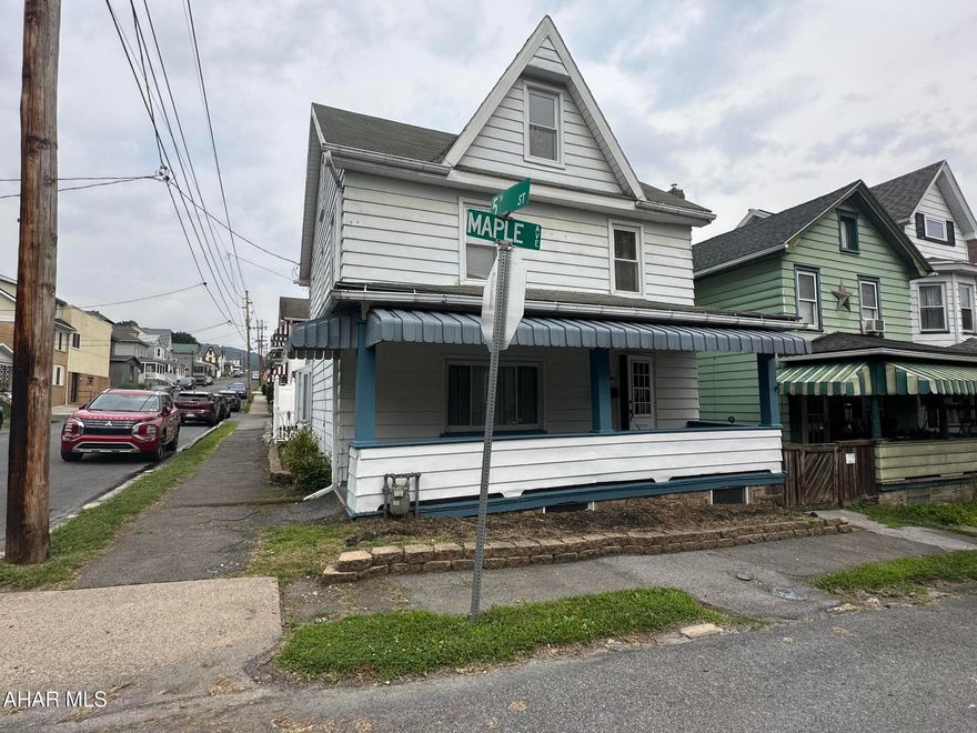 Spacious 3-4 bedroom home with laundry on the first floor. Living room with built-ins. Large dining room. Finished heated attic could be large 4th bedroom. Fenced back yard. Central air.