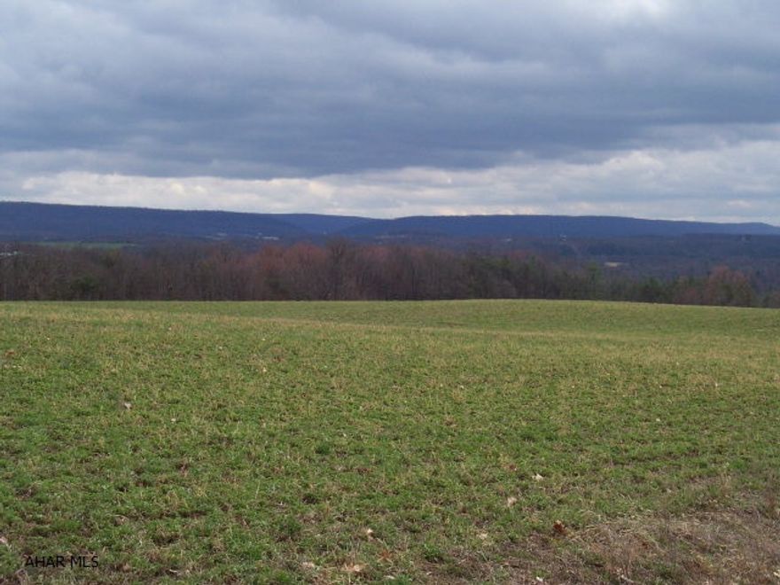 Beautiful mountain views surrounds this property. Peaceful and Private and only minutes to RT.70, PA turnpike and Rt.30. Perk Approved!!!  Beautiful Building Site...10 acres of rolling fields and 20 acres of mature woods and a stream running on the edge of the property. Great Hunting and abundance of wildlife. Short Cut road is a Twp. maintained road.