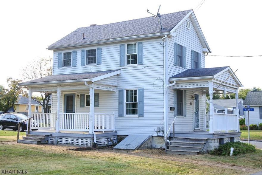 Very clean, well maintained 2 story home in the heart of the Borough.  Walk to schools, YMCA and downtown. Spacious flat yard with a  double carport and shed. Updated kitchen and bath.  This home is is a good starter home or investment opportunity.