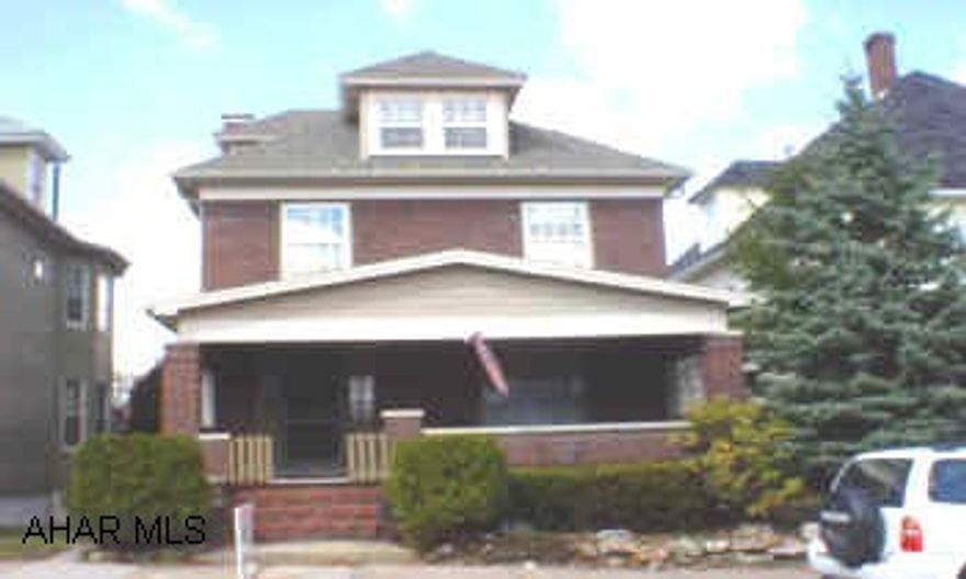 Super stately 2 1/2 story with a traditional american flare. Newer roof, windows and insulation, master bedroom with walk-in closet, fireplace in living room (nonfunctional), 3 bedrooms, finished attic could be 4th bedroom (with wall heater), 2 car garage, 3 tier deck with ABV ground pool.