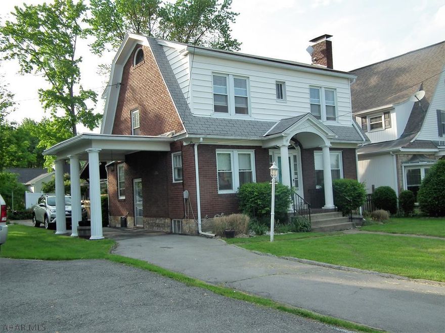 Enter through this classic entrance into a large charming living room with hardwood floors, stone F/P with ceramic hearth.  Entertain your family or guest in this beautiful redesigned kitchen with dining area.  Full bath on 2nd floor offers plenty of room with large linen closet and resurfaced flooring.  All three bedrooms have beautiful Hardwood floors with closets.  Come see for yourself, call today for your showing.  List of improvements attached.
