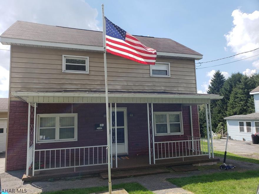 Great 4 bedroom 2 bath starter home in Gallitzin.  This home features a family room, living room, and seperate dining. Convenience is having a  first floor laundry room! The attached 1 car garage makes it easy to unload groceries right into your kitchen! The back yard is the place to be, with a large covered deck and hot tub! There is also a nice covered porch out front and another off the kitchen. Call listing agent today for your private tour!.