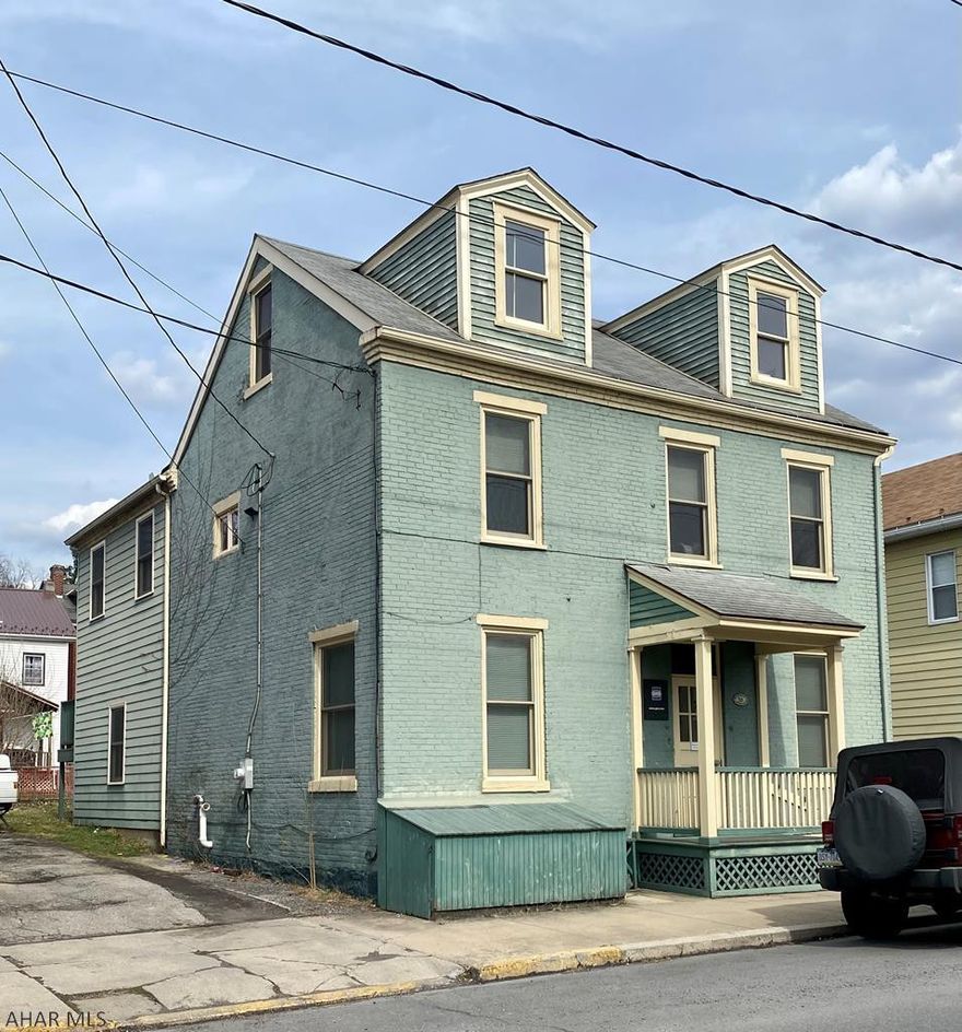 Office Space for lease in the heart of downtown Huntingdon, close courthouse. This property features an option to lease the entire space, including both floors, also an outdoor shed for an additional fee. If the entire space, is not needed, owner willing to lease each floor individually for $1,500 each.  Each floor has it's own outside access. The layout of this building could be an opportunity for a downtown business incubator for start-up entrepreneurs. The first floor features a reception area, a conference room, bathroom, filing room, and 3 private offices as well as closet space. There is indoor and outdoor access to the second floor.  The second floor features a kitchen area, a large office/reception area, bathroom, and four private offices.  There is also ample space on third floor.
