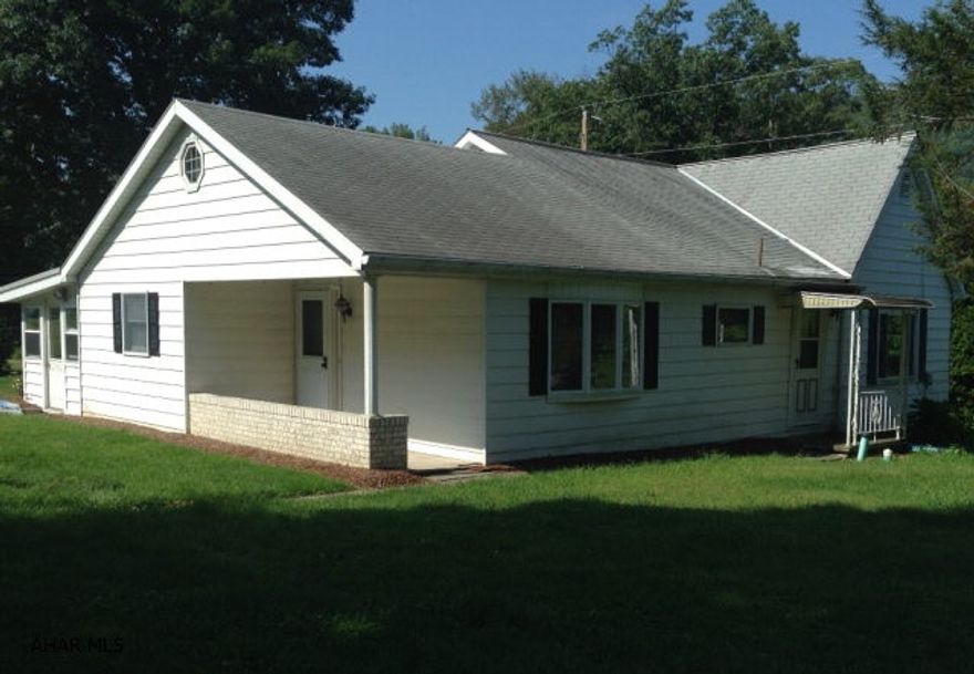 3 bedroom bright and sunny ranch home located on 3 acres with 2 car garage and an additional 1 car garage used as a workshop. The home has been beautifully maintained over the years. Many lovely updates include remodeled kitchen, bathroom, addition, sunroom, main floor laundry room and windows. The kitchen offers tons of storage and counter space and is graced by solid wood cabinets. Outside will not disappoint as the woods provide lots of space to hunt or just enjoy nature. The oversized 2 car garage has tons of storage space available while the additional 1 car workshop provides extra work space. The basement provides tons of storage and an extra shower.