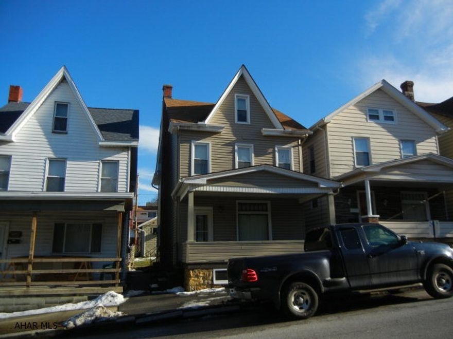 Solid 3 bedroom 1 bath two story with 2 car detached garage. Newer siding. Hardwood floors. A nice property. Take a look!