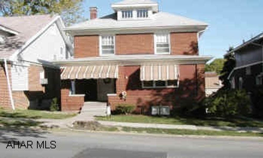 2 1/2 story brick, 3 bedroom, 1 bath, family room, dining room, den, kitchen with pantry & eat-in area, central air. Immaculate & move-in ready. This home features hardwood floors, built in cabinet window seat and pantry & lnen storage areas. Must see!