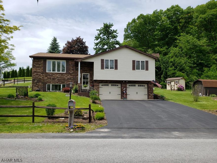 Back on market and priced to sell! This property is a well-maintained, 3 bedroom, 2.5 bath home in a very desirable section of Altoona. Features include a custom Oak kitchen (all appliances included), spacious rooms, hardwood floors, a finished basement with gas fireplace, lot's of closet space, as well as a professionally landscaped lawn. Relax after a long day on the large, half-covered deck while enjoying the peace and tranquility this property has to offer. Additional features include an oversized two car garage with workshop, full basement laundry (appliances included), and newer furnace, hot water heater, well pump and roof. Centrally located, this property is just minutes away from health services, shopping, I-99, and many area restaurants and attractions.  Please see 3D tour soon!