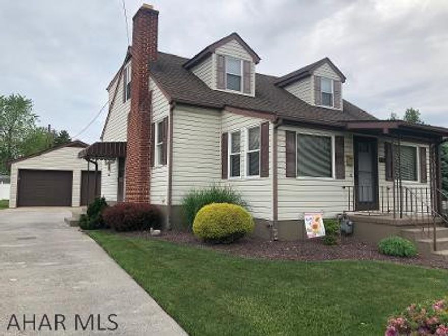 Well cared for, pristine home in the Borough.  A stones throw from Hollidaysburg Schools. Walk to the Football Games, YMCA, 3 Bedrooms, 2 Baths.  Great Sunroom for relaxing. Gas Fireplace, Bedroom on second floor is huge with a walk in closet! Dining area has doors to the large covered deck...you will love it!! Basement has a Family Room, Laundry and Bath...an additional 400+/- sq feet and lots of storage.   Large, well manicured lot.  Large 2 car detached garage with overhead storage.  Call Listing Agent for your Tour!