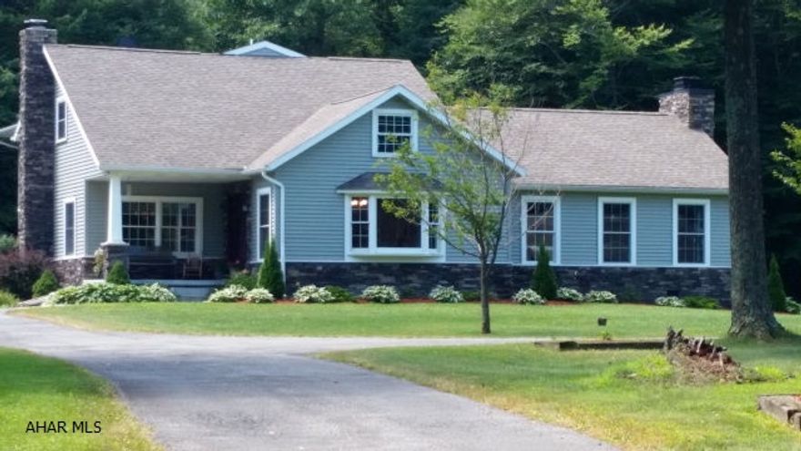 Amazing Estate on 50.63 acres in Central Cambria School District. Beautiful Park like setting perfect for outdoor lovers and those seeking the ultimate in privacy. Ideal for horses, hunters, and the outdoorsmen. Freshly updated, extremely well built 5 bedroom home with storage galore. 24'x24' family room with wood burning fireplace with blower, built in high quality surround speakers, outlets in floor for lamps, tongue & groove ceiling.  2011 family room addition, new roof, new siding and exterior trim, gutters and downspouts, all windows replaced, all exterior doors replaced, stone added to exterior and chimneys, new carpet throughout. Insulation in interior walls.  Whole house fan/power vent installed in attic. Deck off mbd redone with vinyl railing and TimberTech. See additional info.