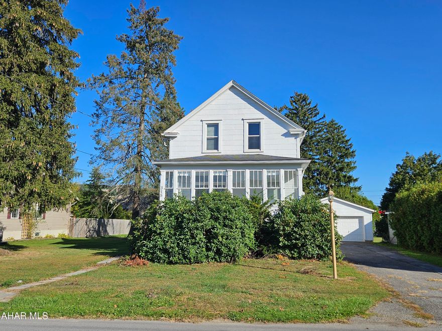 Welcome to this well-kept two-story home offering plenty of space inside and out. Featuring two oversized bedrooms, this home provides generous room for rest, work, or hobbies. The large living room is perfect for everyday living, while the formal dining room offers a dedicated space for meals and entertaining.  The kitchen includes newer stainless steel appliances, making it functional and ready to use. Cherry hardwood floors lie beneath the carpet in the living room and dining room, offering the potential to enhance the home's classic charm.  Recent improvements include a new furnace, new hot water heater, new washer, new shower. The chimney has been repointed, fitted with a new liner, and capped for added peace of mind.  Basement level laundry with second commode.  Outside, enjoy the expansive .29 acre lot—ideal for outdoor activities, gardening, or relaxing by the above-ground pool. The oversized two-car garage offers excellent space for vehicles, tools, or additional storage.  A solid home with generous living spaces, inside and out—ready for its next chapter.