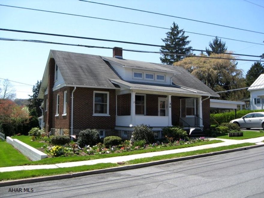 Classic 3 to 4 bedroom brick Cape Cod located within 2 blocks of Historic Downtown Bedford. Large basement family room. Newer kitchen and windows. Much desired first floor bedroom. Great front porch with picturesque view. Includes all appliances. Very nicely landscaped. Ready to move in!