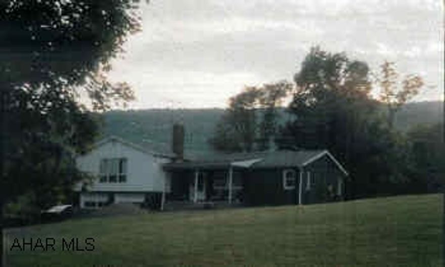 Split level with privacy and a great view. Newly drilled well, roof and heat system new in 2002, large rooms,15.16 acres which are fairly flat.