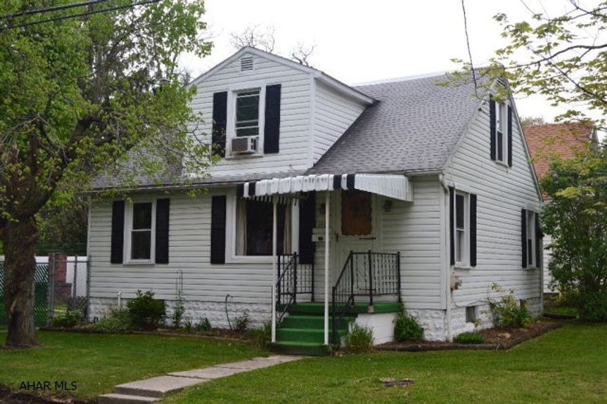 Looking for a move-in ready home? This is the one! 3 bedroom, 1 bath house with newer carpet throughout. 2 car garage + paved off street parking. Very nice, level, fenced in backyard with an outdoor fireplace. Great neighborhood near the Penn State Altoona Campus. Added bonus: sellers just purchased a home inspection. Saving you Money. Sellers are already fixing small items from the inspection report.