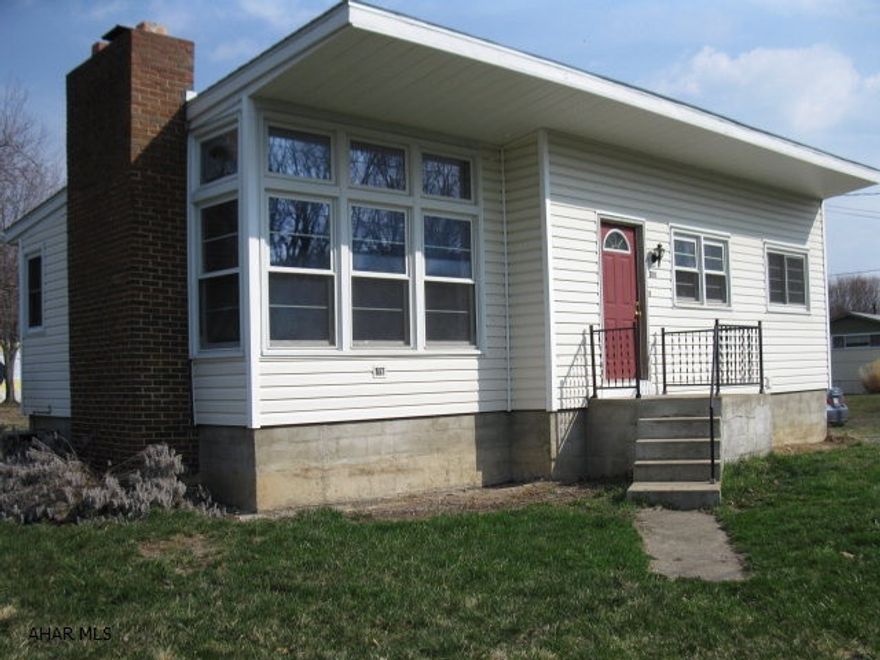 Very cute rancher with some updates!  Newer kitchen, bath, furnace. Fireplace and central air.  Large .4 ac level lot.  Basement can be finished.  Some TLC needed.  Being sold As Is.