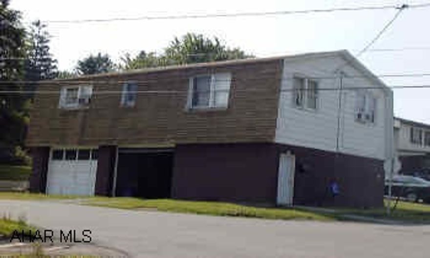 Dutch colonial over 2 car garage. AS IS.  Tenant is month to month - need 24 hours notice to set up.  Currently receiving $380/mo + util.