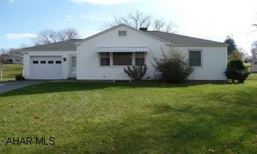 1 Story 2BR/1BA vinyl sided home on 0.459 acres in nice neighborhood. 1-Story, energy efficient home in pleasant setting. Near schools and shopping. Private drive and one-car attached garage. Spacious living room, new heat-saving thermal glass windows, hardwood flooring, carpeting, washer/dryer included. Patio, new roof. PLUS kitchen appliances included. Immediately available. See this one now!