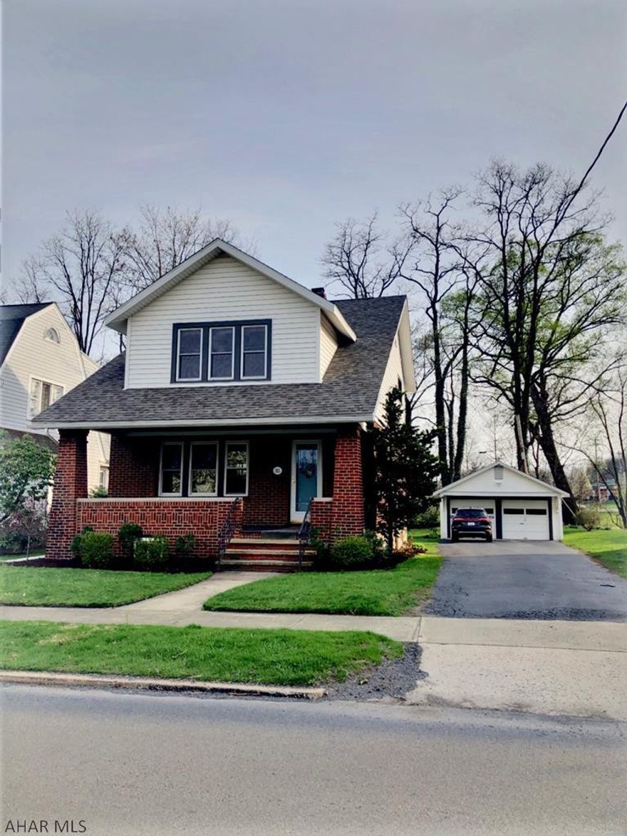 Charming & updated 2 story brick home in beautiful Mansion Park area.Home is sitting on an oversized double lot with a 2 car garage, spacious driveway, and a creek in the back yard that is sure to provide HOURS of fun in the summer. You can sit on your covered back deck and watch a ballgame too.The updated kitchen is sure to please with granite countertops,new cabinets,and an island sink.Dining Room & Kitchen have a great flow.. there is plenty of room for your entire dining room suit.Living Room has gorgeous hardwood floors, its bright with big windows, and a gas fireplace.3 bedrooms upstairs are all good size and all have oversized closets!There is Extra closet space in the hallway and the spacious bathroom is updated and boasts a ceramic tile floor.Laundry,kitchenette, and bath in bmt.