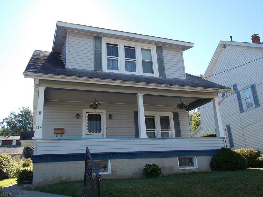 Great starter home in a lovely neighborhood. Conveniently located near shopping, dining the Altoona Curve games and I99. Seller has replaced the windows in 2017, put in a new furnace in 2016, upgraded the electrical  in 2013 and new flooring in 2013. Bedrooms are large with walk in closets and tons of extra storage with a large walk up attic. Nice front and back porches to sit and swing  or cook out. Give us a call to take a peek at this home with a great yard in Lakemont. Off street parking in the back.