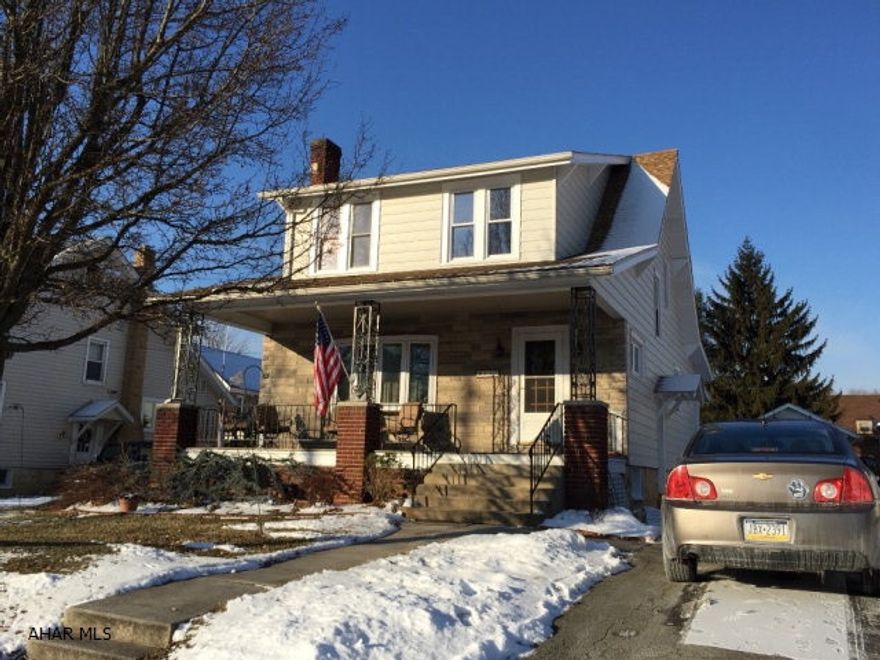 The convenience of an in town location cannot be over emphasized in this one of a kind home. A lovely fenced landscaped yard is great for family and guest entertainment. The home boast lovely wood trim and wood floors. A gourmet chef will love the commercial grade stainless steel gas stove/oven found in the large kitchen with abundant counter and cabinet space. The French doors add to the charm of the first floor living area. A first floor master suite adds to the overall appeal. Three more bedrooms found on the second floor share a full bath. The stone walls add great character to the large lower level recreation room. Energy efficient windows, newer roof, all included appliances, fenced yard and garage in prime location add to the exceptional value of this home.