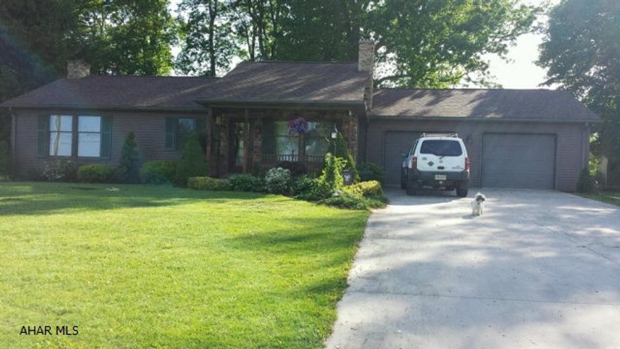 4 BEDROOM 3 BATH RANCH HOME SITS ON .72 +/- MANY GREAT FEATURES OAK KITCHEN CABINETS, TILE BACKSPLASH,VAULTED CEILING,FAMILY ROOM W/ WOODBURNER ,BAR/LOUNGE, LARGE LAUNDRY ROOM, LARGE STORAGE ROOM W/ SHELVES, ,LARGE 2.5 CAR GARAGE , SHED, COVERED BACK DECK, POND,CEMENT DRIVEWAY, CENTRAL AIR, NEW ROOF INSTALLED 2015, JUST AN IMMACULATE PROPERTY!! WON'T LAST LONG!