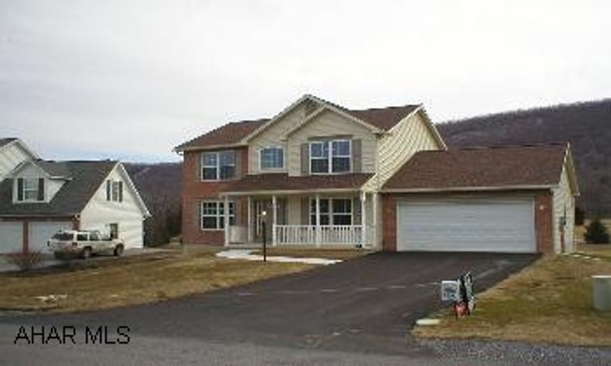 Please call Rich Edkins at (814)696-9270 for your private tour today! Beautiful new construction home in gorgeous neighborhood with rolling mountain views. Ceiling lights in all bedrooms, 12x10 deck off back, garage door openers, oak cabinets in kitchen and bathrooms, paved driveway, sidewalk and grass, 10 year transferrable builders and Comfort Homes Warranty.