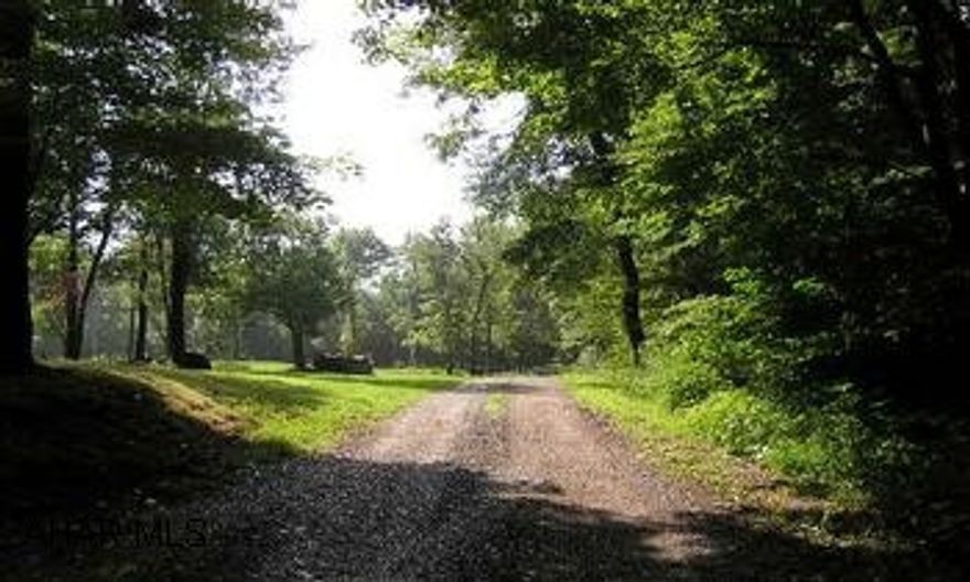 3+ acres of wooded, gently sloping terrain. Perk tested, approved for standard in ground sewage system. Great Building or Recreational lot