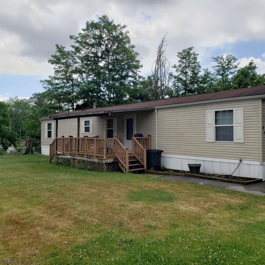 Low maintenance  2003 mobile home in Cross Keys Village. This 3 bedroom has been updated and is move in ready. The open floor plan makes the home feel welcoming! The great newer composite deck out front is perfect for relaxing and entertaining. Home can be moved or remain on rented lot. Any buyer must apply with park office prior to closing. Call listing agent for your tour today!