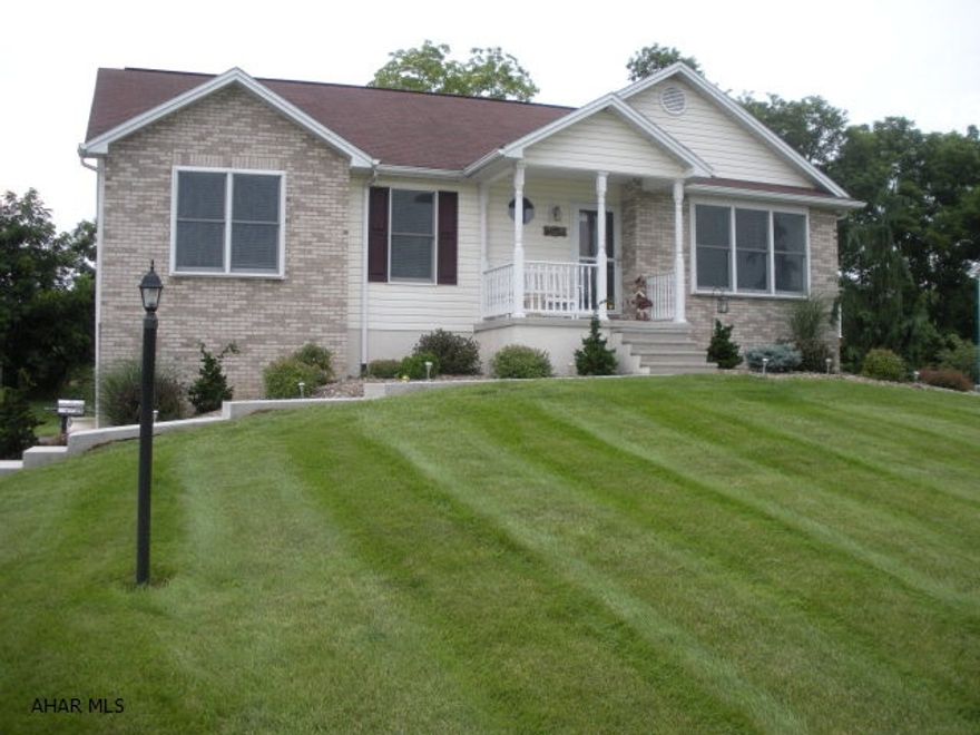 Beautifully maintained home in Puzzletown area of Duncansville.  3 bedroom, 2 bath Brick & vinyl on large lot with new shed with over head door.  New patio, new C/A unit in 2011.  Kitchen with granite & stainless appliances, freshly painted, newer carpeting.  Newly finished basement family room, office and laundry room.  2 car garage and firepit.  A Must See Home!