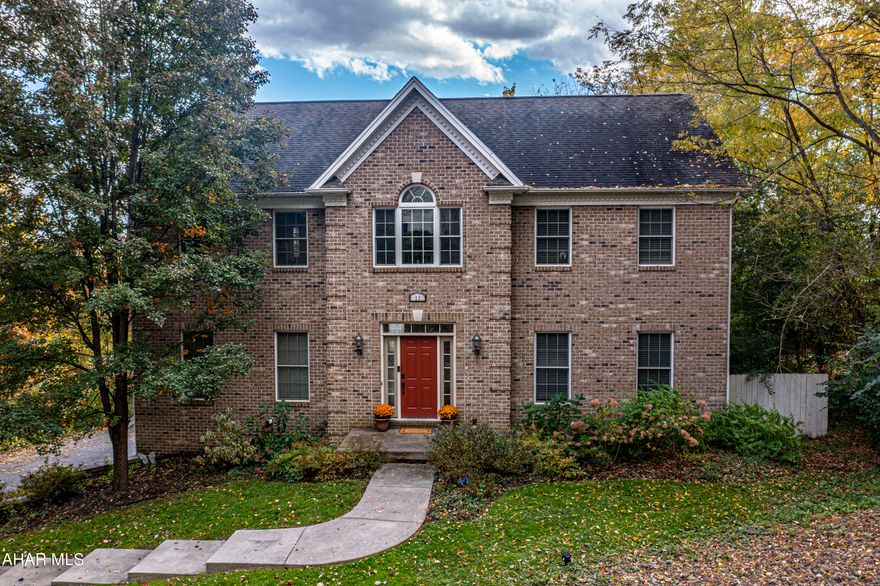 Welcome to Las Villas in Hollidaysburg. This beautiful home offers 4 bedrooms, 3.5 baths and a finished basement. The 1st floor has a dining room, 2 living rooms, kitchen, an office and laundry. Off of the kitchen is a spacious deck leading to the back yard and patio. The second floor offers a finished loft. The master bath has a large jetted tub, duel sinks and duel closets. There is an integral 2 car garage and a single detached garage for plenty of storage. Amazing views and convenient, yet private location. Virtual tour available. Call for your private showing today!