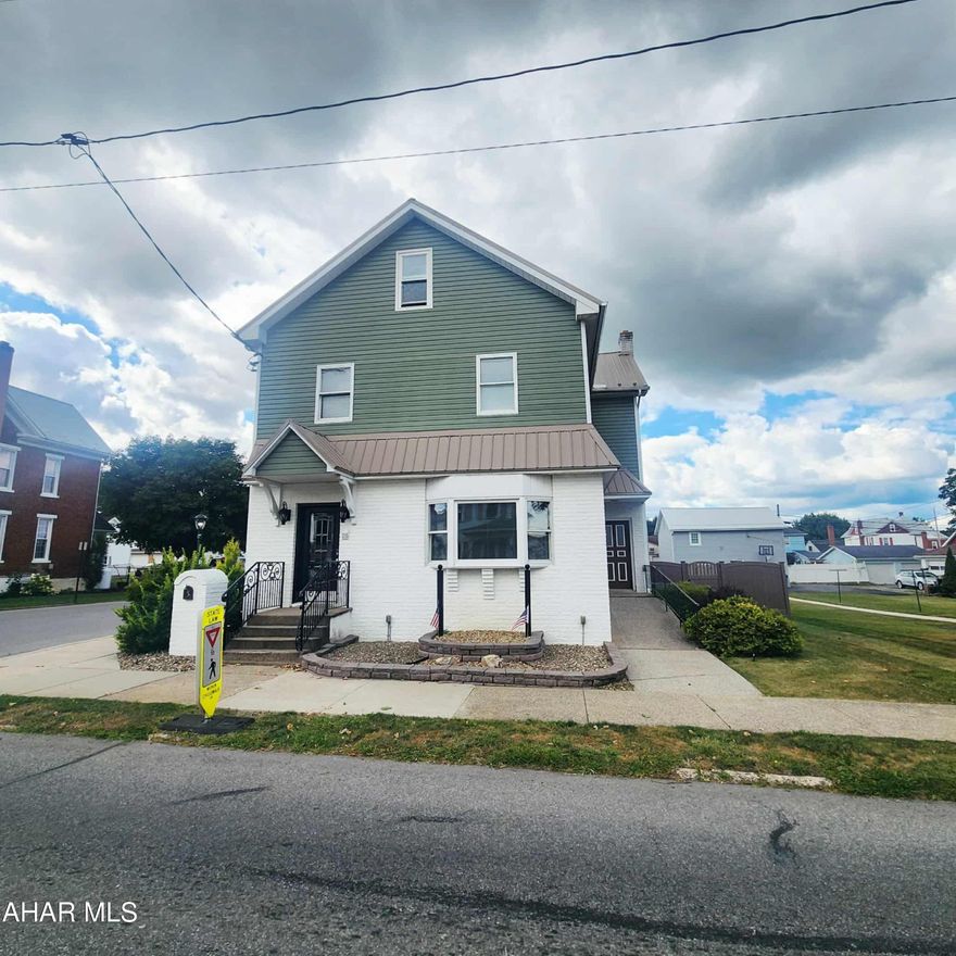 Discover a unique investment opportunity in the heart of Martinsburg Borough! This mixed-use property offers a versatile blend of commercial and residential space, perfect for entrepreneurs and investors alike. Endless options for businesses to utilize the space to suit their needs, from professional office space to medical offices. Open your business and live above, or use the residential apartment as additional income. The main floor, previously utilized as a professional office, features ample space for a variety of business ventures, offering: a reception area with a bathroom, four private offices with sinks, an employee area, and storage. Above, a well-maintained two bedroom apartment provides a comfortable living space or potential rental income. The walk up attic could be converted to additional living space when finished,  or perfect for storage. The lower basement level is partially finished and was previously used as an office. Additionally, a detached two bay garage presents even more possibilities for commercial use or conversion with electric door openers and storage above. The exterior has been well manicured with landscaping and is fenced in. Ample parking with several off street spots included. Don't miss out on this chance to own a prime piece of real estate in the Martinsburg Borough. Call listing agent for your private tour.