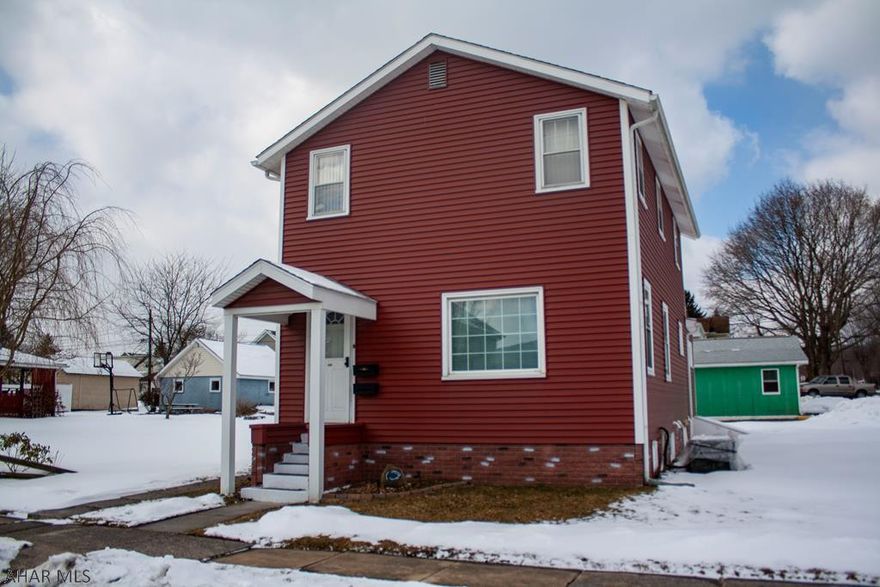 Well-maintained 3 bedroom home on a corner lot in the Bellwood-Antis school district. Possible 4th bedroom. Large 46x20 detached garage with carport. New roof, appliances and water heater. Don't miss this opportunity.