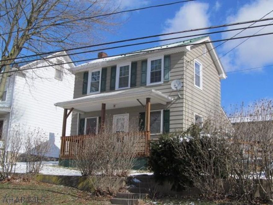 Perfect for the first time home buyer.  2 BR, 1 bath, first floor laundry, new metal roof, water heater, newer 2-car garage, carport and shed. Most windows recently replaced. Pellet stove in LR for supplemental heat. Priced to sell!