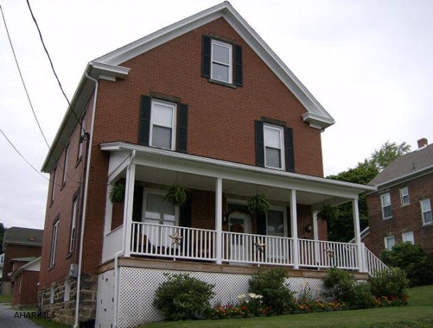 Ebensburg- Charming 4 BR, 1  bath 2  story brick home  on a 60 x 126 lot. Large remodeled kitchen. Gas HW heat. 3rd floor dry-walled & ready to be finished.  1 car detached garage. Move-in condition