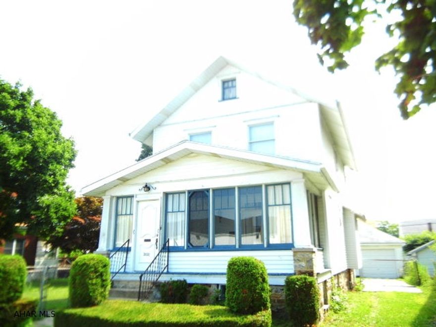 Add your touch and updates to this 3 bedroom, 1 1/2 bath, 2 story on a double plus sized, fenced in lot. Gas forced air heat, central air and 3 car garage.