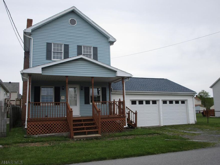 Beautifully renovated two story home with attached two car garage.  Hickory kitchen with vaulted ceiling, formal dining room, den, living room all with new floor coverings. Thermopane windows, new baths. New shingle roof . Nice rear yard.  Move in ready. Should qualify for fha/usda financing.