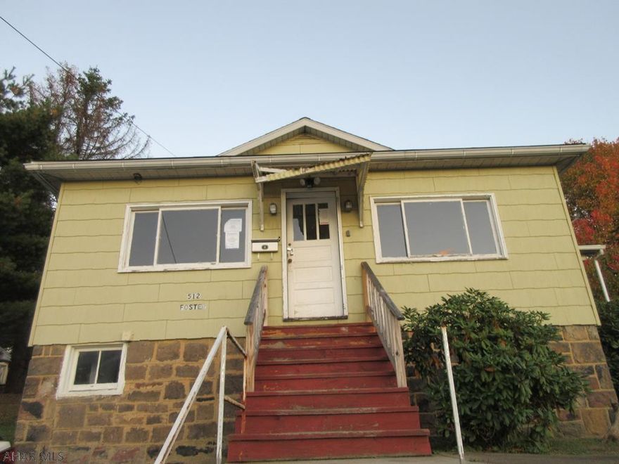 1.5 story Gallitzin home features large living room, large eat-in kitchen, 2 first floor bedrooms and full bath. There are 2 bedrooms (no closets) and half a bath on second floor. Nice back yard and side porch. Needs TLC. Property sold AS-IS. Seller will make no repairs. Buyer to pay required municipal sewer repair escrow. Offers must be submitted through HUD approved broker. Buyer pays both transfer taxes. Exclusive Agency. Equal Housing Opportunity. Marketed by Olympus AMS www.olympusams-re.com. www.HUDHomestore.com