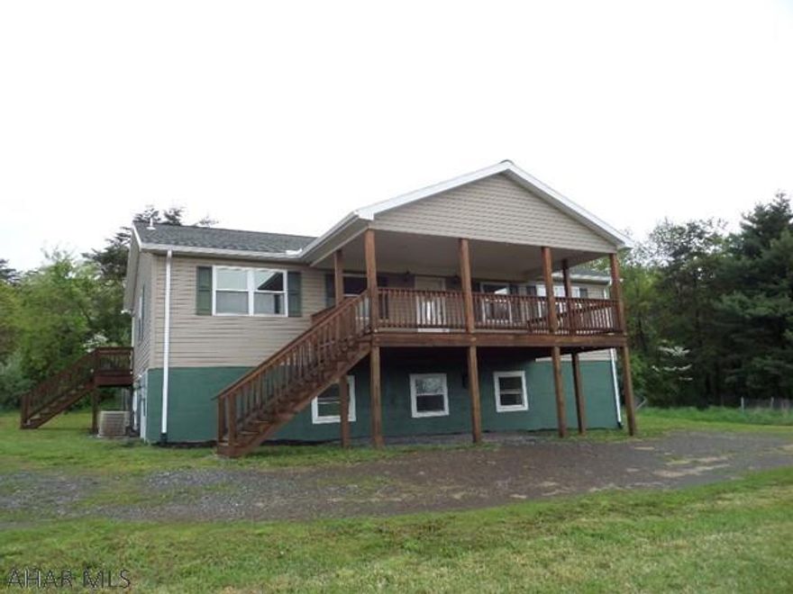 Enjoy the Million Dollar View and roam on over 5 acres this summer! Newer raised ranch house is ready to move into- freshly painted, new linoleum in the kitchen area, Buyer must pay 2% transfer tax. This property eligible under Freddie Mac First Look Initiative through 5/25/17. Call agent for details