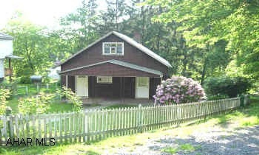 FROM PORTAGE EXIT OF I-99, TAKE 53S APPROX. 4 MILES, MAKE RIGHT TOWARDS CASSANDRA. HOUSE ON LEFT. CHEAPER THAN RENTING! NEW FURNACE 2004. ROOF APPROX. 9 YRS. OLD. NEW WATER AND SEWER LINE. 100 AMP CB. IRREGULAR LOT 32X142X109X133. NEEDS SOME COSMETIC WORK.