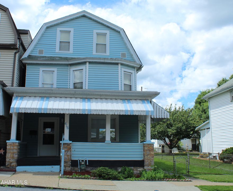Back on the market at no fault of the seller. This lovely home has 4 bedrooms and 2 bathrooms. Nice covered front porch to enjoy your morning coffee. Completely fenced, level yard great for kids or pets to play. 1 car garage plus 2 off-street parking spots.